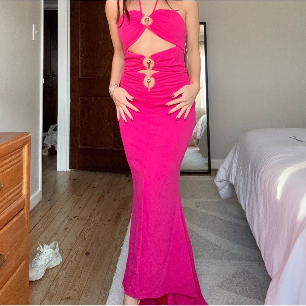 Elliott Hot Pink Gown/Dress